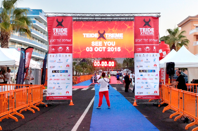 Alquiler de pantalla LED para eventos deportivos en Canarias – TeideXtreme ’14