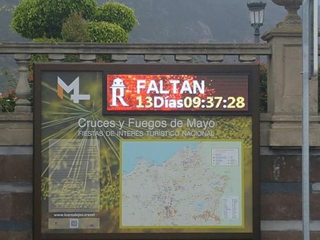 Instalación de una Pantalla LED P5 SMD en la oficina de Turismo Los Realejos