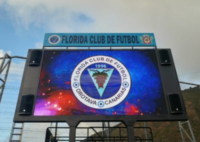 Instalación Pantalla LED Estadio La Florida